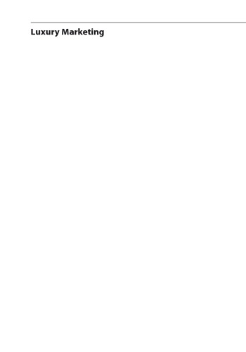 ﻿بازاریابی لوکس: چالشی برای تئوری و عمل