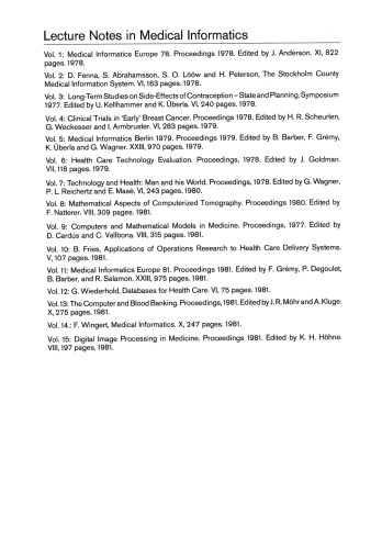 ﻿پردازش تصویر دیجیتال در پزشکی: مجموعه مقالات ، هامبورگ ، 5 اکتبر 1981