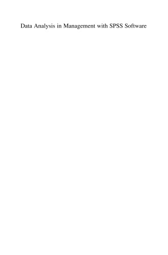 ﻿تجزیه و تحلیل داده ها در مدیریت با نرم افزار SPSS