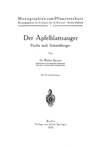 ﻿مکنده برگ سیب: Psylla mali Schmidberger