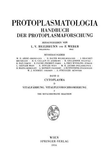 ﻿واکنش متاکروماتیک: سیتوپلاسم D Vitalfarbung. Vitalfluorochromierung 2