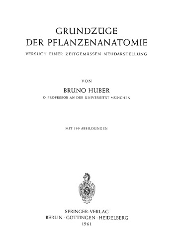 ﻿مبانی آناتومی گیاه: تلاشی برای ارائه مجدد معاصر