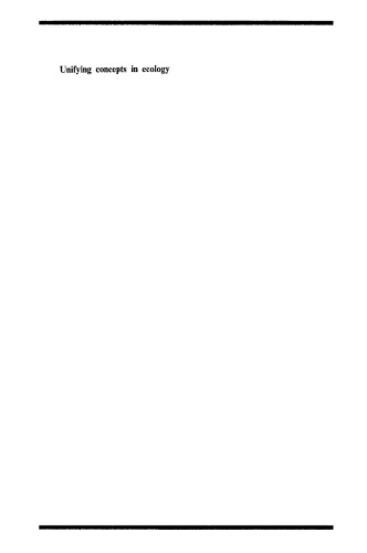 ﻿وحدت مفاهیم در بوم شناسی: گزارش جلسات عمومی اولین کنگره بین المللی اکولوژی ، لاهه ، هلند ، 8 تا 14 سپتامبر 1974