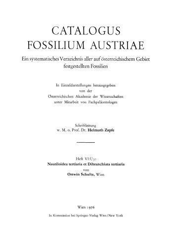 ﻿Nautiloidea tertiaria و Dibranchiata tertiaria