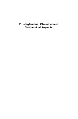 پروستاگلاندین ها: جنبه های شیمیایی و بیوشیمیایی