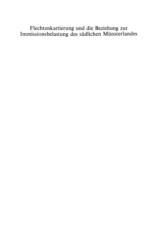 ﻿نقشه برداری گلسنگ و رابطه با آلودگی هوا در جنوب مونسترلند