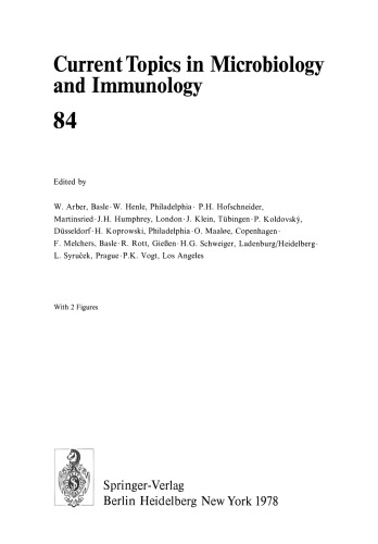 مباحث کنونی در میکروب شناسی و ایمونولوژی