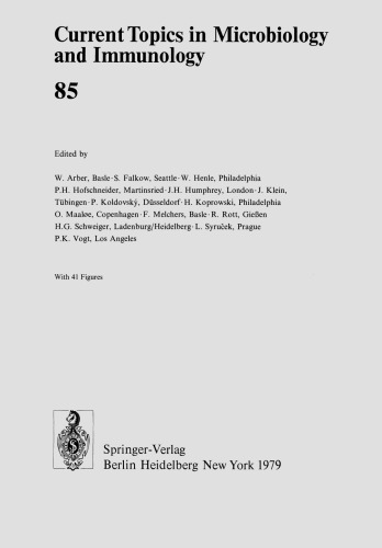 مباحث کنونی در میکروب شناسی و ایمونولوژی