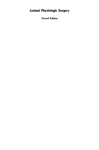 ﻿جراحی فیزیولوژی حیوانات