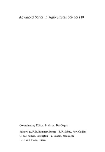 ﻿خاک های شور و سدیک: اصول-دینامیک-مدل سازی