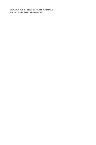 ﻿زیست شناسی استرس در حیوانات مزرعه: یک رویکرد یکپارچه: سمیناری در برنامه تحقیقات هماهنگی CEC در مورد رفاه حیوانات، که در 17-18 آوریل 1986 در مرکز کنفرانس Pietersberg، Oosterbeek، هلند برگزار شد.