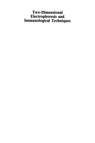 ﻿الکتروفورز دو بعدی و تکنیک های ایمونولوژیک