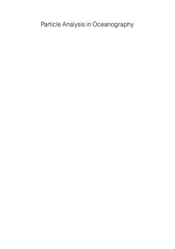 ﻿تجزیه و تحلیل ذرات در اقیانوس شناسی