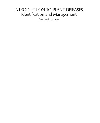 ﻿مقدمه ای بر بیماری های گیاهی: شناسایی و مدیریت