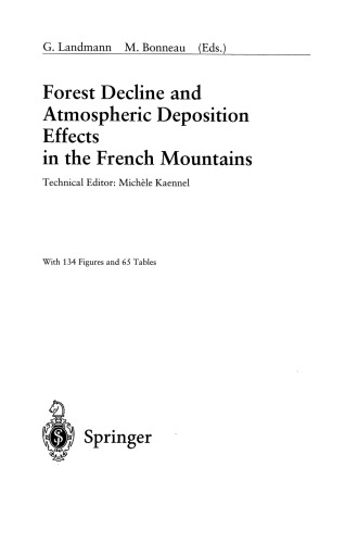 ﻿افول جنگل و اثرات رسوب اتمسفر در کوه های فرانسه