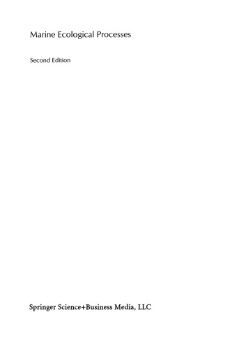 ﻿فرآیندهای اکولوژیکی دریایی