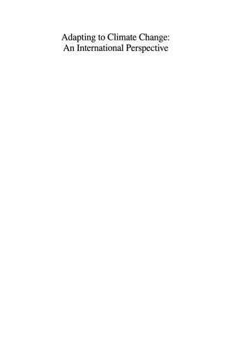 ﻿انطباق با تغییرات آب و هوایی: یک دیدگاه بین المللی