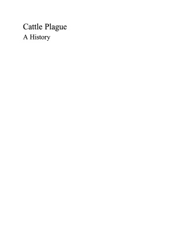 ﻿طاعون گاو: یک تاریخ