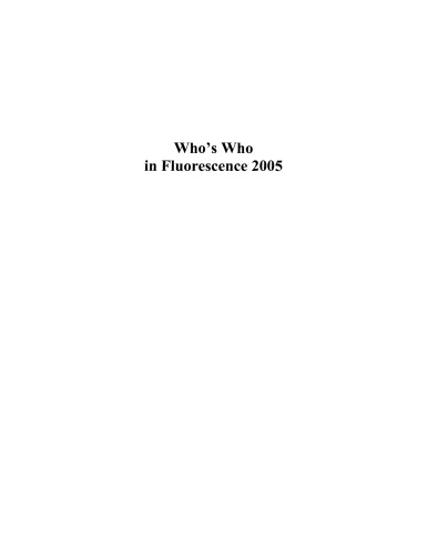 ﻿Who's Who در فلورسانس 2005
