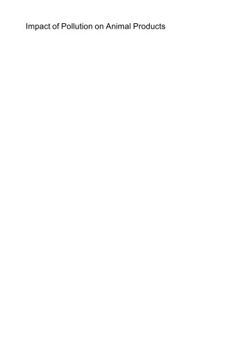 تأثیر آلودگی بر محصولات دامی