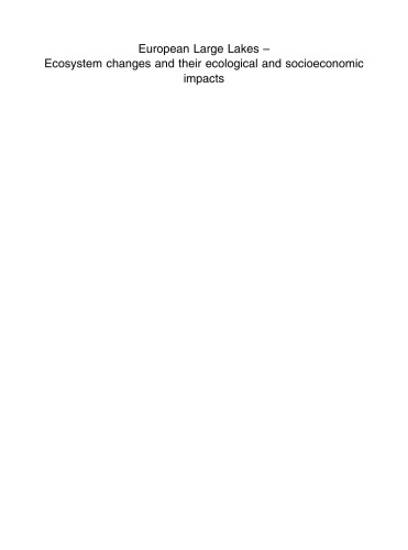 ﻿تغییرات اکوسیستم دریاچه های بزرگ اروپا و تأثیرات اکولوژیکی و اجتماعی-اقتصادی آنها
