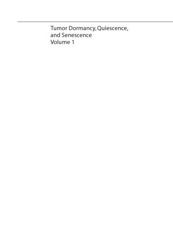 ﻿خواب تومور ، سکون و پیری ، دوره 1: پیری ، سرطان و آسیب شناسی های غیر سرطانی