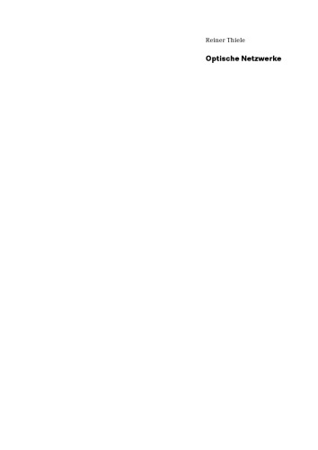 ﻿شبکه های نوری: رویکرد نظری میدانی
