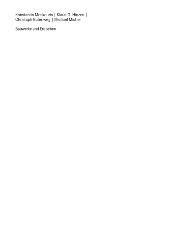 ﻿سازه ها و زلزله ها: مبانی - کاربرد - مثال ها