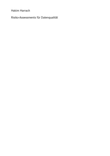 ﻿ارزیابی ریسک برای کیفیت داده ها: مفهوم و پیاده سازی