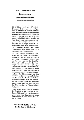 محاسبه بانک در فرم برنامه ریزی شده: یک کتاب در آماده سازی برای آزمون دستیار بانک