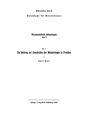 ﻿سهمی در تاریخ هواشناسی در پروس