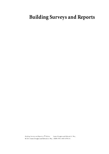 ﻿بررسی‌ها و گزارش‌های ساختمان، ویرایش چهارم