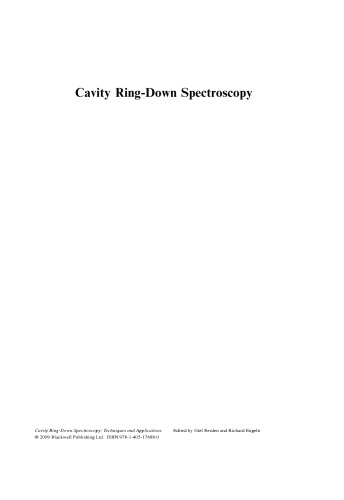 ﻿طیف‌سنجی حلقه‌ای حفره‌ای: تکنیک‌ها و کاربردها