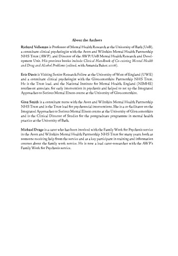 ﻿تغییر پیامدها در روان پریشی: موارد مشترک از کاربران، مراقبان و پزشکان