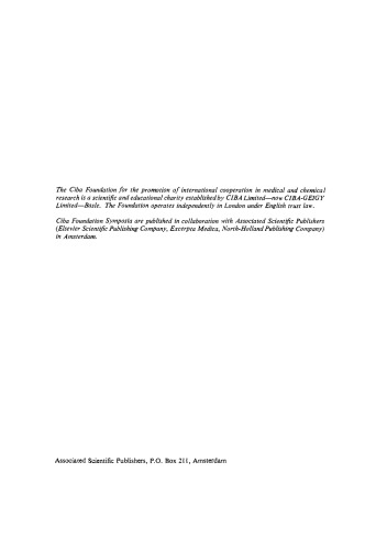 Ciba Foundation Symposium 29 - Patterning Cell