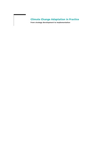 ﻿سازگاری با تغییرات آب و هوا در عمل: از توسعه استراتژی تا اجرا