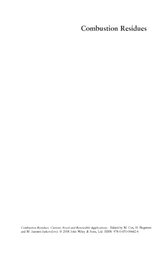 ﻿پسماندهای احتراق: کاربردهای فعلی، جدید و تجدیدپذیر