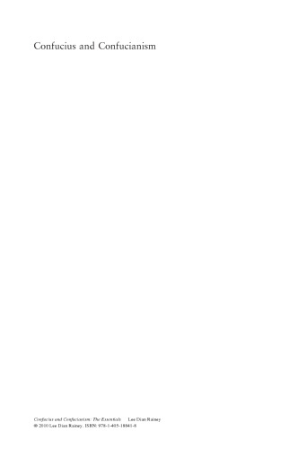 ﻿کنفوسیوس و کنفوسیوسیسم: ضروریات