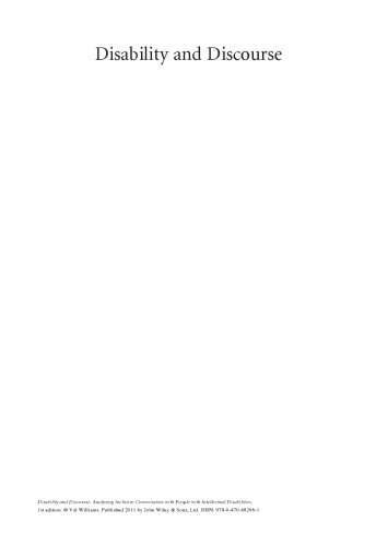 ﻿ناتوانی و گفتمان: تحلیل گفتگوی فراگیر با افراد دارای معلولیت ذهنی