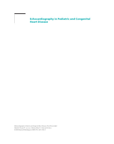 ﻿اکوکاردیوگرافی در بیماری‌های قلب کودکان و مادرزادی: از جنین تا بزرگسال