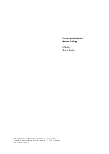 الکتروکریستالیزاسیون در فناوری نانو