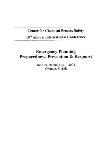 ﻿آمادگی، پیشگیری و واکنش برنامه ریزی اضطراری