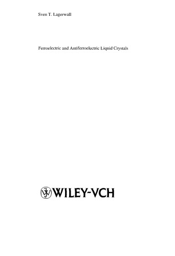 ﻿بلورهای مایع فروالکتریک و آنتی فروالکتریک