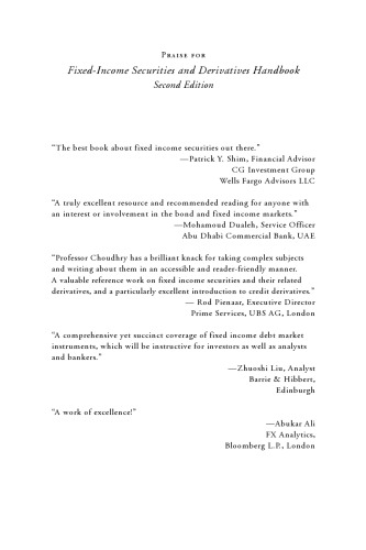 ﻿کتاب راهنمای اوراق بهادار و مشتقات با درآمد ثابت، ویرایش دوم