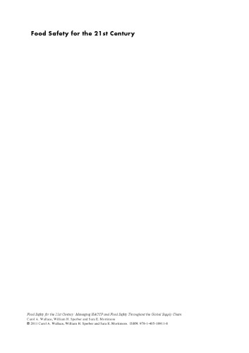 ایمنی مواد غذایی قرن بیست و یکم: مدیریت HACCP و ایمنی مواد غذایی در سراسر زنجیره تأمین جهانی