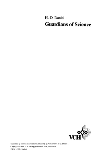 ﻿Guardians of Science: Fairness and Reliability of Peer Review