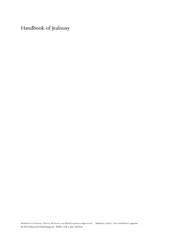 ﻿کتاب راهنمای حسادت: نظریه، تحقیق و رویکردهای چند رشته ای