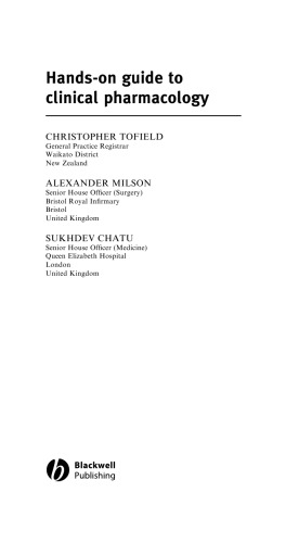 ﻿راهنمای عملی فارماکولوژی بالینی، ویرایش دوم