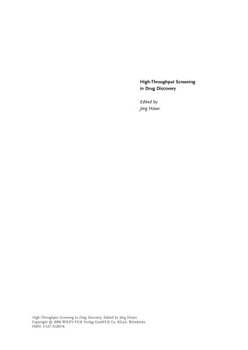 ﻿غربالگری با توان بالا در کشف دارو، جلد 35