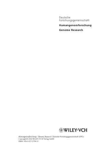 ﻿Humangenomforschung - Perspektiven und Konsequenzen / تحقیقات ژنوم - دیدگاه ها و پیامدها: Mitteilung 2 / گزارش 2